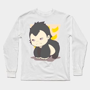 Cute chibi gorilla Long Sleeve T-Shirt